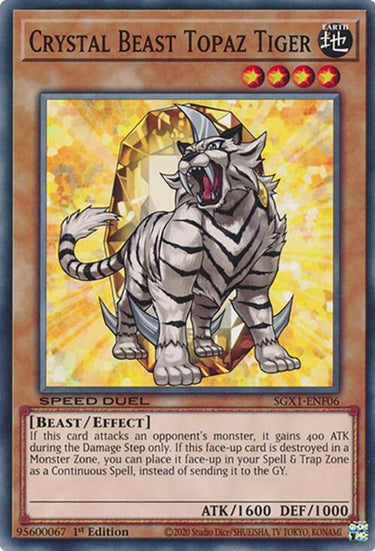 Crystal Beast Topaz Tiger | SGX1-ENF06